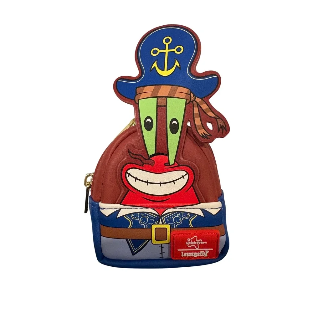 Loungefly SpongeBob SquarePants‎ Mini Backpack Keychain Charm - MR. KRABS 2000s